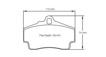 Pagid Racing Brake Pads No. 2406